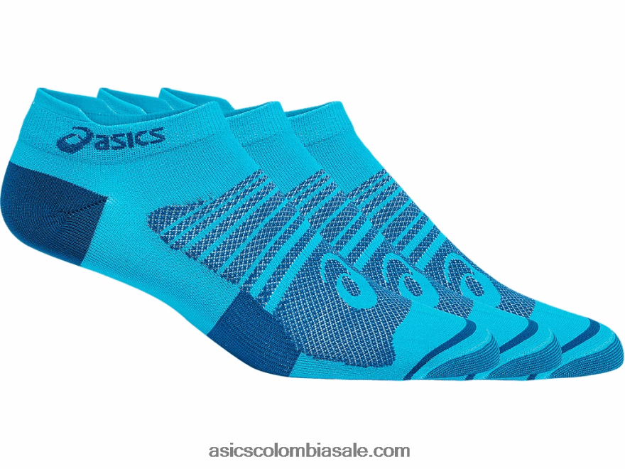 Asics Quick Lyte Plus para hombre, paquete de 3 verde azulado laguna/aguas profundas 20X82N1026