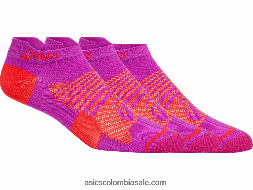 Asics Quick Lyte Plus para mujer, paquete de 3 orquídea/alerta roja 20X82N2975