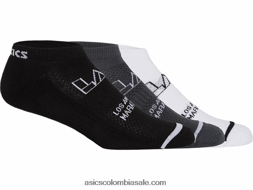 Asics cojín bajo pack de 3 lam negro/blanco/gris 20X82N1369