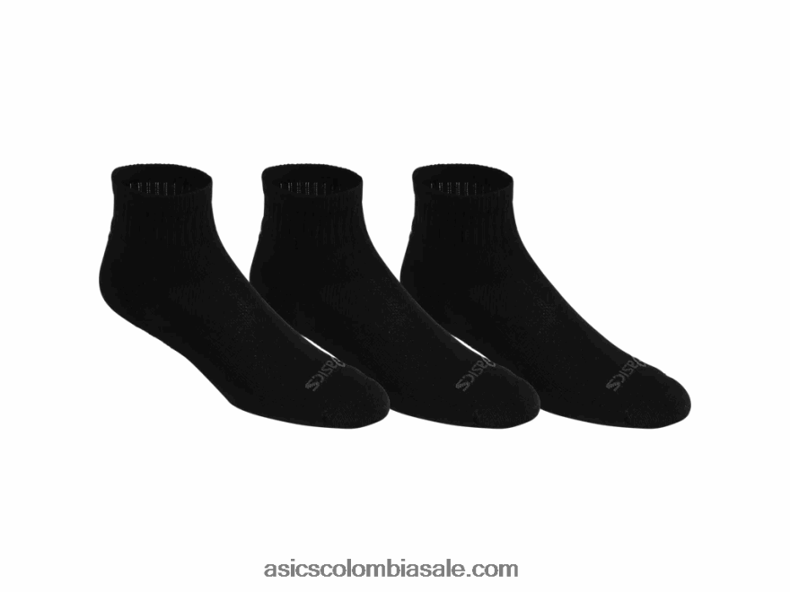 Asics cuarto de cojín negro 20X82N580