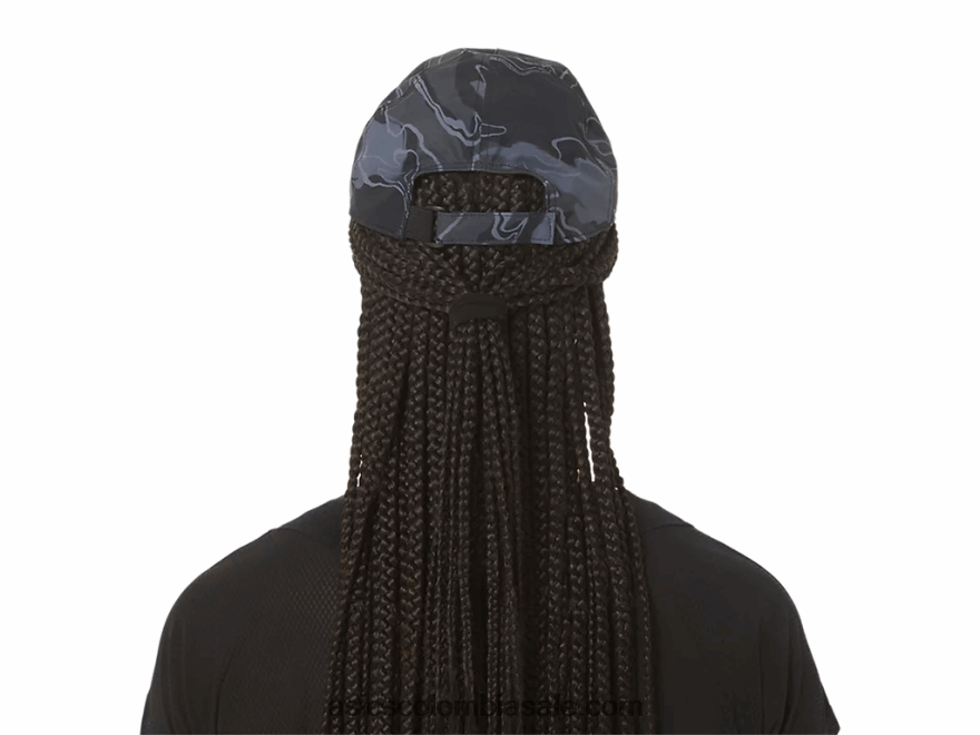 Asics gorra gráfica unisex rendimiento negro 20X82N186