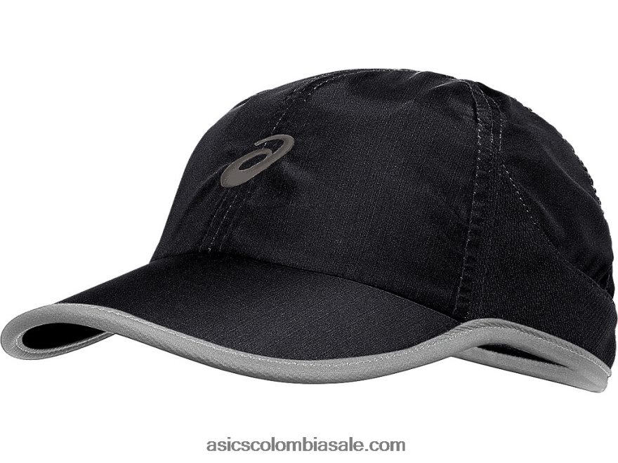 Asics gorra mad dash para hombre rendimiento negro/gris 20X82N2130