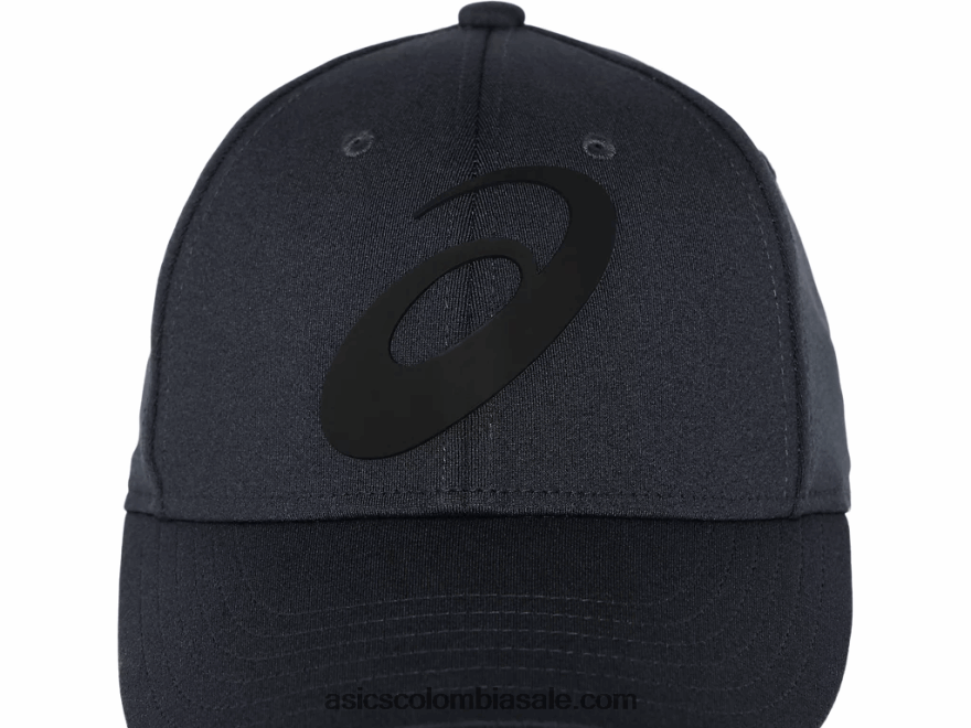 Asics gorra tren sana unisex rendimiento negro 20X82N298