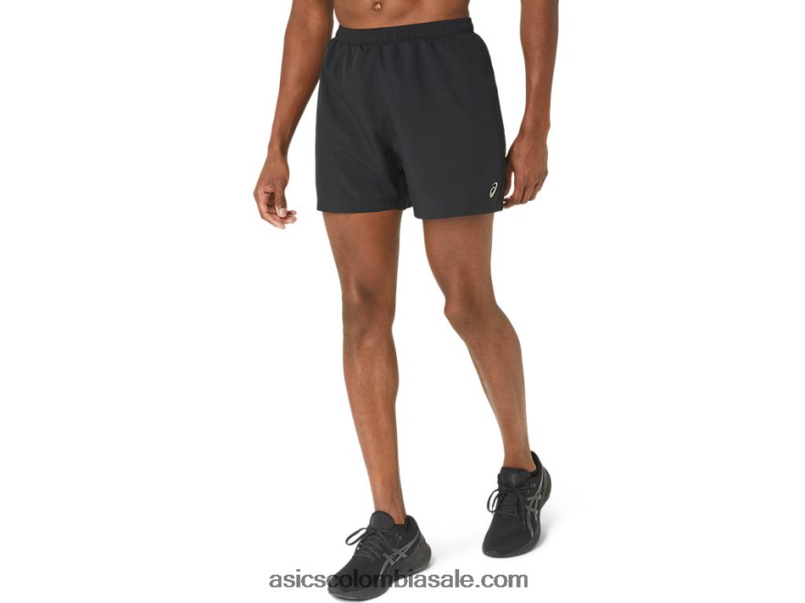 hombres Asics 5in pr lyte short 2.0 rendimiento negro 20X82N289