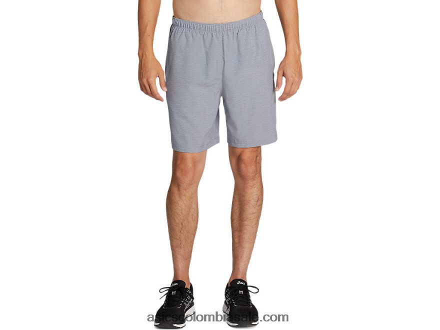 hombres Asics 7in pr lyte corto estampado de sheet rock spacedye/gris 20X82N2053