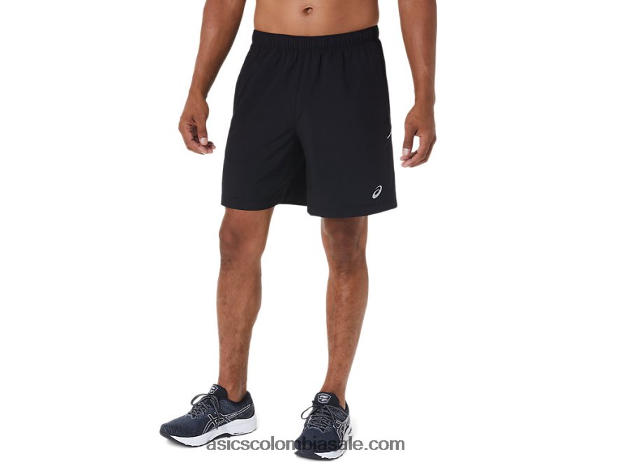 hombres Asics 7in pr lyte corto rendimiento negro 20X82N2080