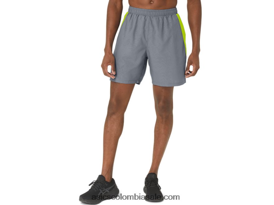 hombres Asics 7in pr lyte short 2.0 yeso/ralladura de lima 20X82N291