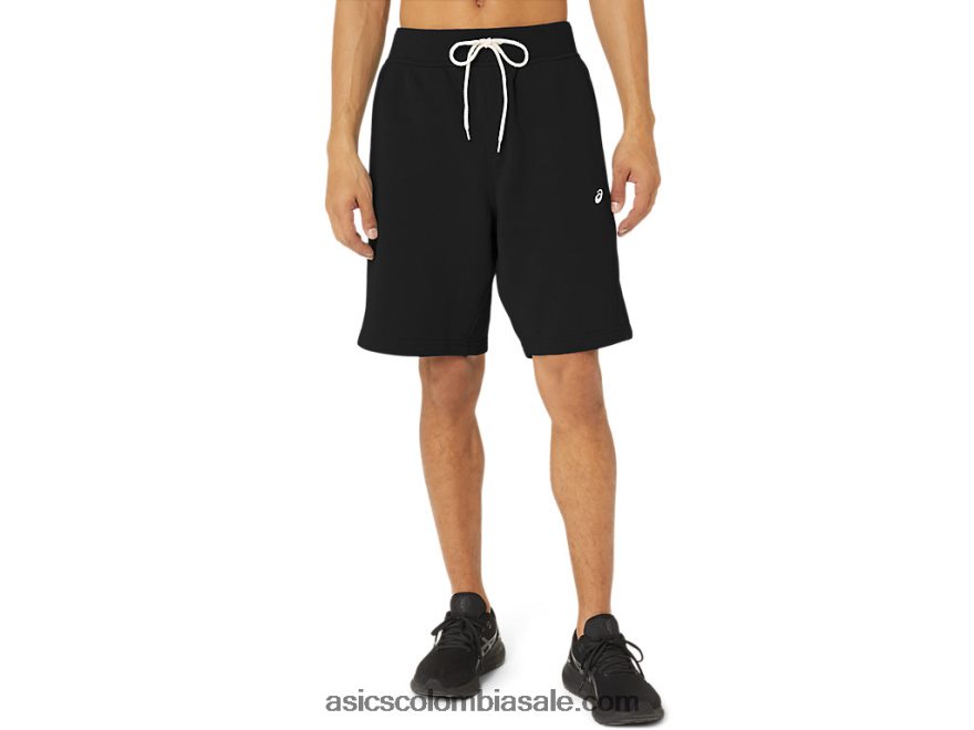 hombres Asics Sunday sana polar corto rendimiento negro 20X82N39