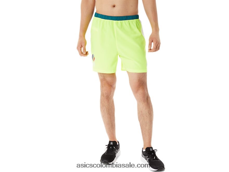 hombres Asics bloque de color corto de 5 pulgadas listo para usar multi 20X82N1285