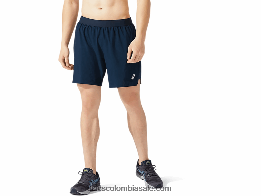 hombres Asics camino 2-n-1 7en resumen azul francés 20X82N1962