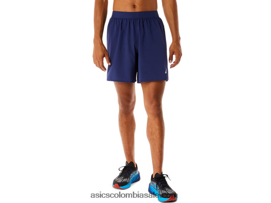 hombres Asics camino 2-n-1 7en resumen azul índigo 20X82N462
