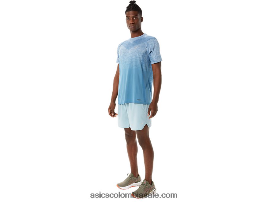 hombres Asics carretera 7 en resumen acero ligero 20X82N1064