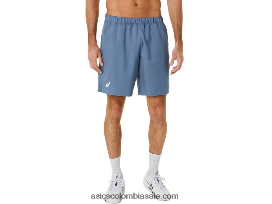 hombres Asics corte 9en resumen azul acero 20X82N199