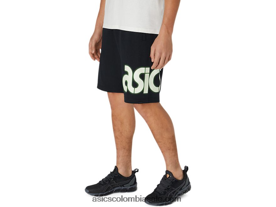 hombres Asics corto rendimiento negro 20X82N1735