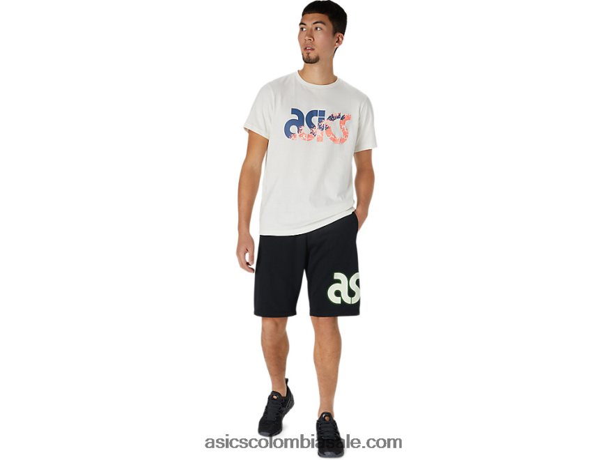 hombres Asics corto rendimiento negro 20X82N1735