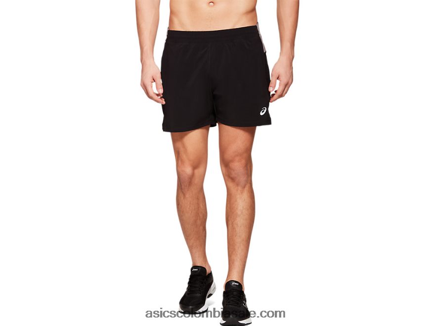 hombres Asics fietro 5 en corto rendimiento negro 20X82N1988