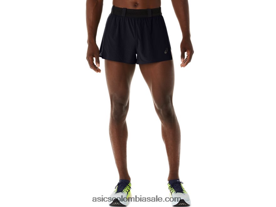 hombres Asics metarun partido corto rendimiento negro 20X82N515