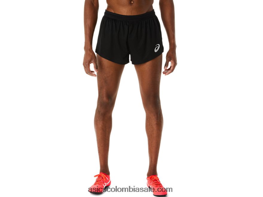 hombres Asics pantalones cortos de punto ligero actibreeze rendimiento negro 20X82N277