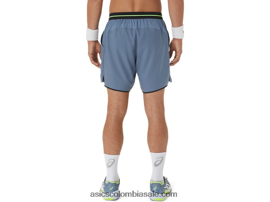 hombres Asics partido 7 en resumen azul acero 20X82N473