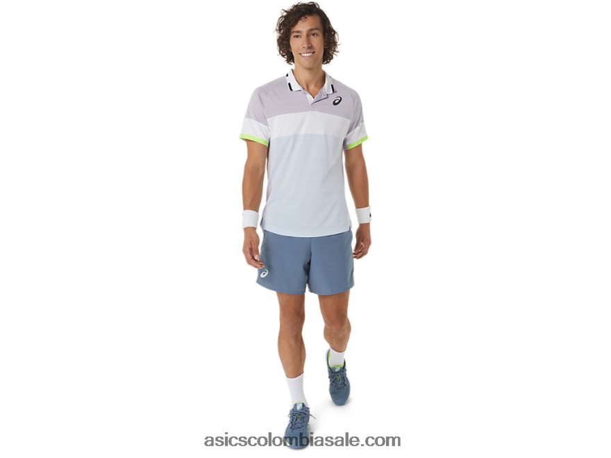 hombres Asics partido 7 en resumen azul acero 20X82N473