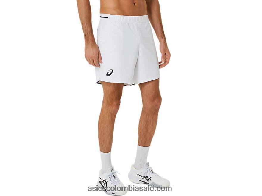 hombres Asics partido 7 en resumen blanco brillante 20X82N489