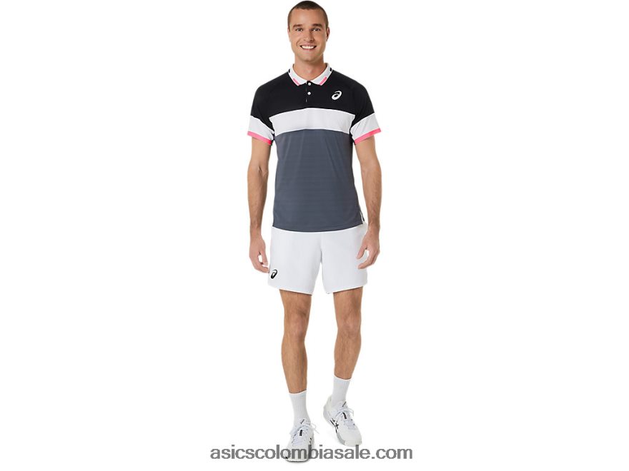 hombres Asics partido 7 en resumen blanco brillante 20X82N489