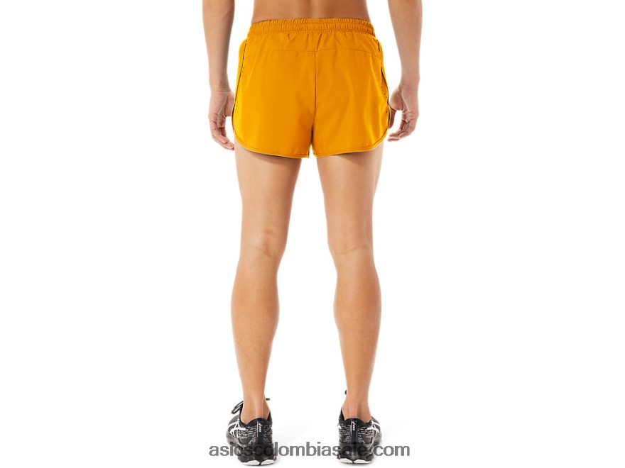 hombres Asics partido corto ámbar 20X82N1069