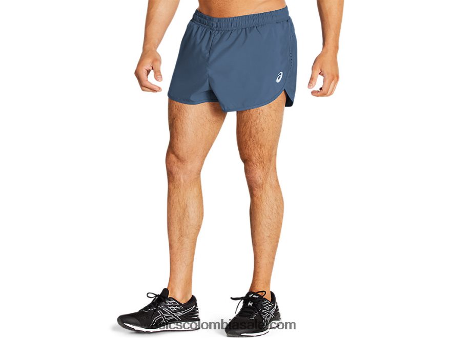 hombres Asics partido corto tormenta azul 20X82N1821