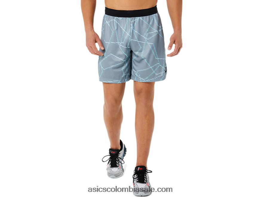 hombres Asics shorts con estampado integral de temporada yeso 20X82N1437