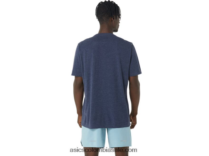 hombres Asics camiseta con gráfico de voleibol brezo chaquetón 20X82N865
