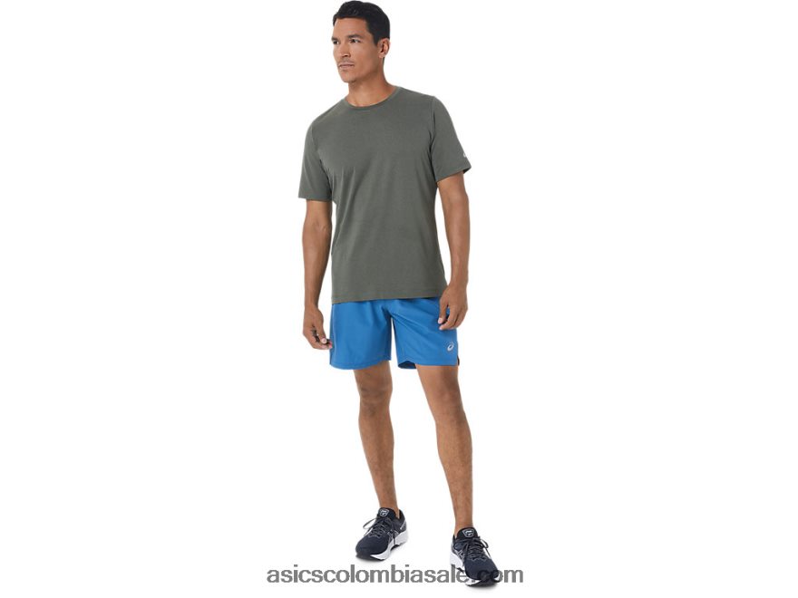 hombres Asics camiseta de manga corta hthr tech manto verde brezo 20X82N1049