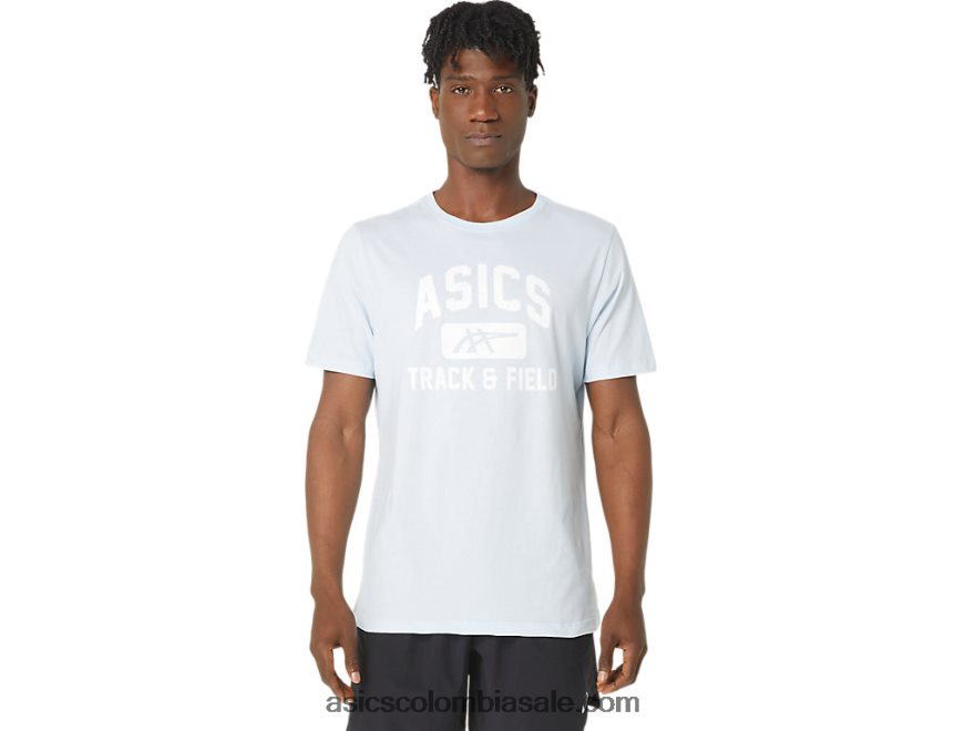 hombres Asics camiseta gráfica unisex de atletismo cielo suave 20X82N179