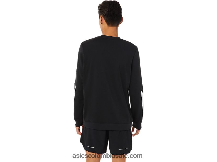 hombres Asics equipo de trabajo rendimiento negro 20X82N786