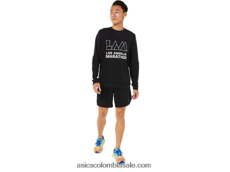 hombres Asics equipo de trabajo rendimiento negro 20X82N786