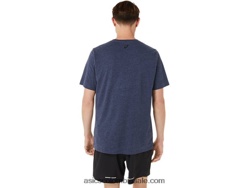 hombres Asics espiral una camiseta de pista y campo brezo chaquetón 20X82N1263