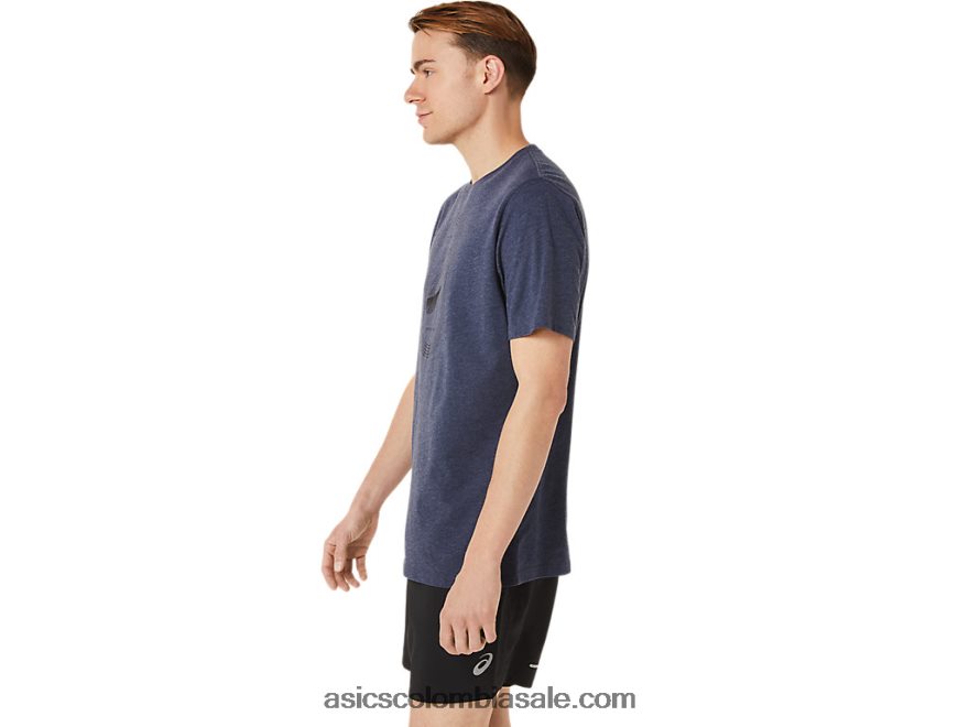 hombres Asics espiral una camiseta de pista y campo brezo chaquetón 20X82N1263