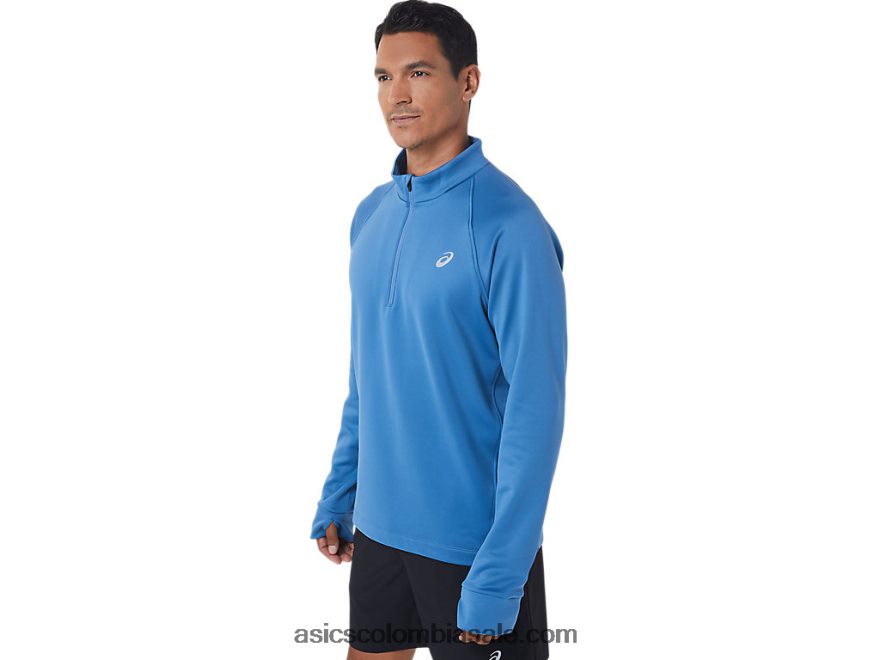 hombres Asics thermopolis invierno 1/2 cremallera azur 20X82N836