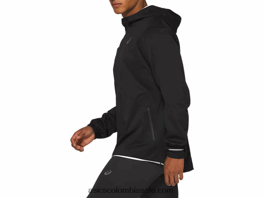 hombres Asics acelerar la chaqueta rendimiento negro 20X82N2098
