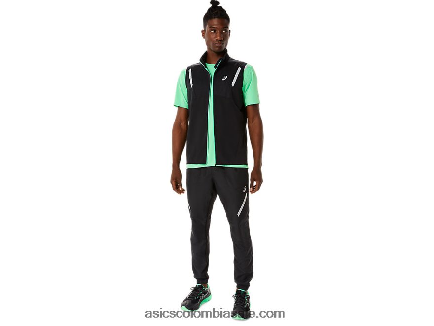 hombres Asics chaleco ligero rendimiento negro brezo 20X82N884