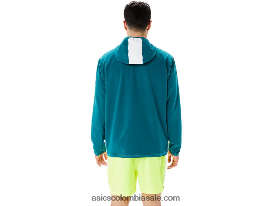 hombres Asics chaqueta confeccionada color block wch multi 20X82N1279