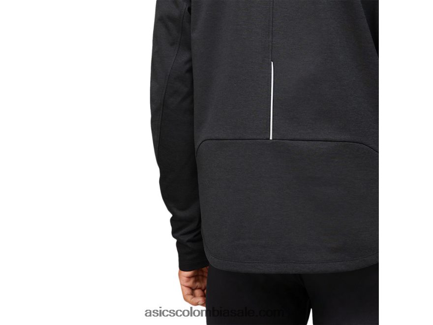 hombres Asics chaqueta de invierno lite-show rendimiento negro 20X82N1645