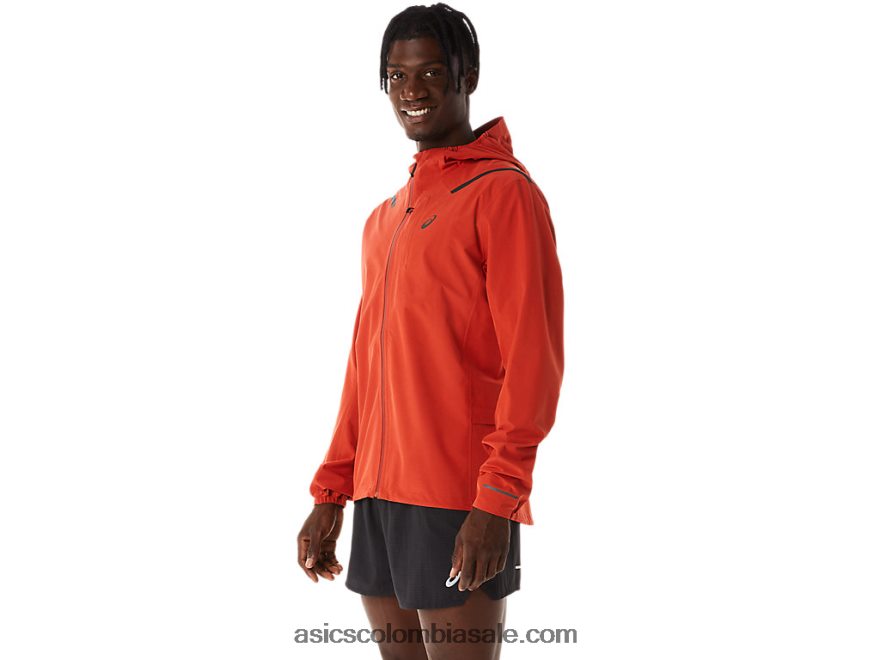 hombres Asics chaqueta impermeable 2.0 acelera latte de especias 20X82N539
