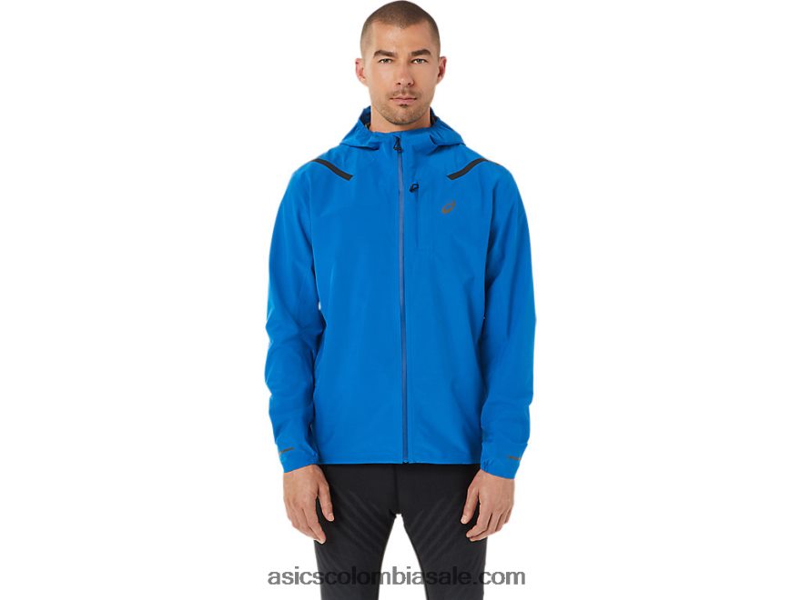 hombres Asics chaqueta impermeable 2.0 acelera unidad de lago 20X82N1351