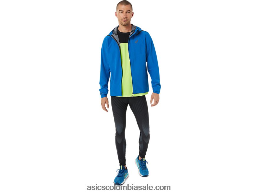hombres Asics chaqueta impermeable 2.0 acelera unidad de lago 20X82N1351