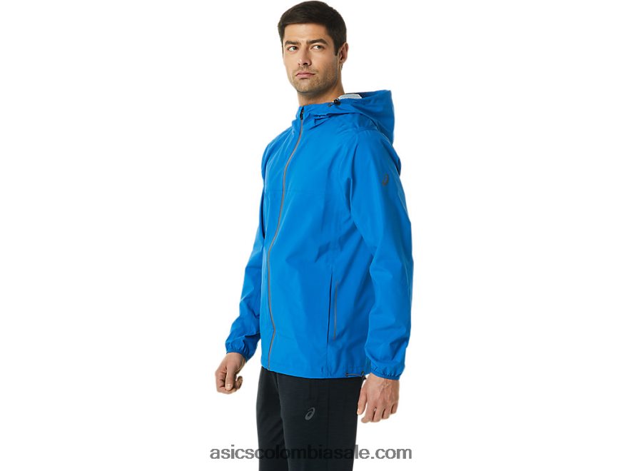 hombres Asics chaqueta impermeable unidad de lago 20X82N1388