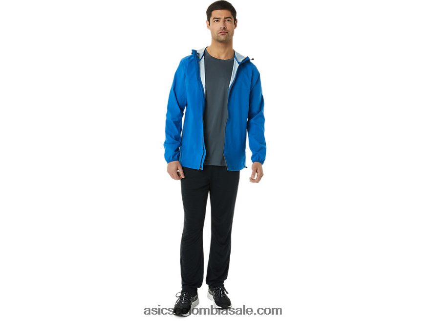 hombres Asics chaqueta impermeable unidad de lago 20X82N1388