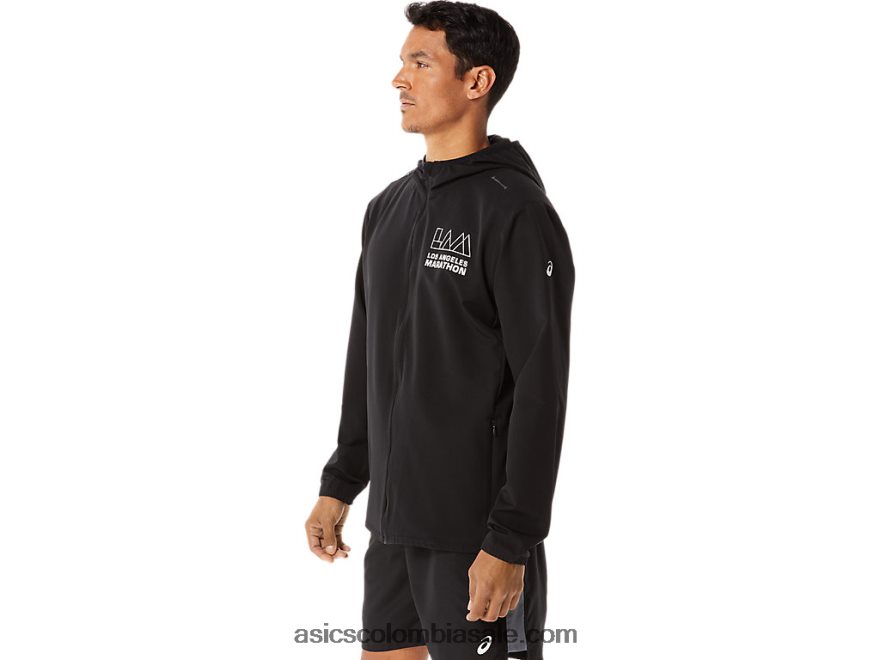 hombres Asics chaqueta lista para usar rendimiento negro 20X82N1345
