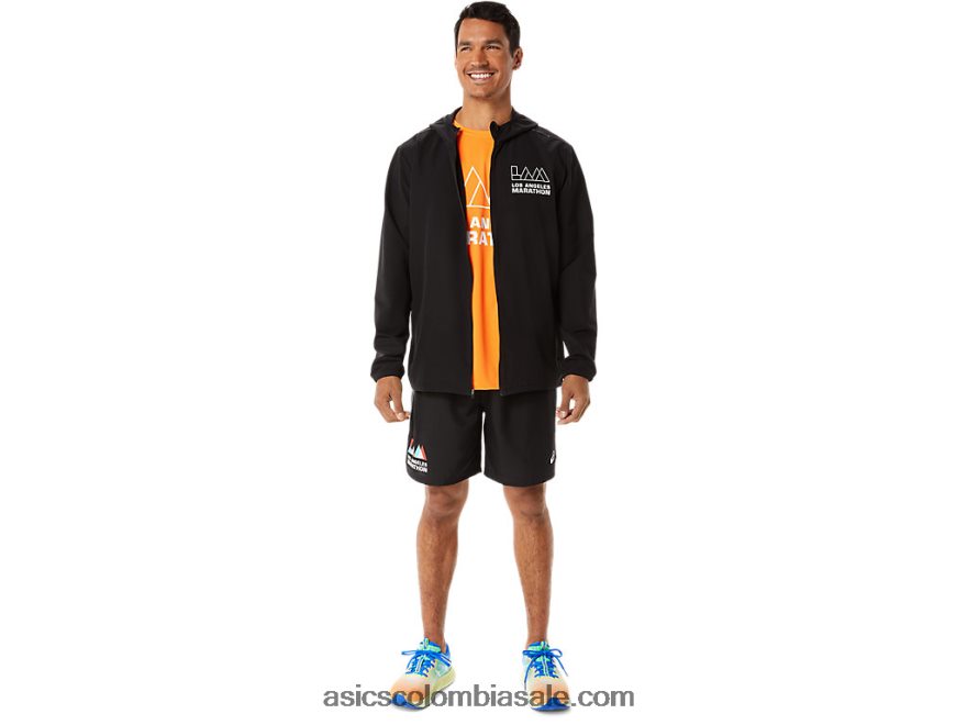 hombres Asics chaqueta lista para usar rendimiento negro 20X82N1345
