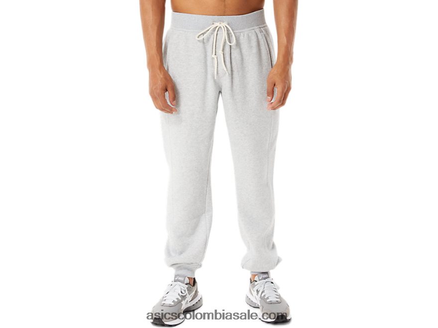 hombres Asics Joggers de felpa de m Sunday Sana brezo gris claro 20X82N883