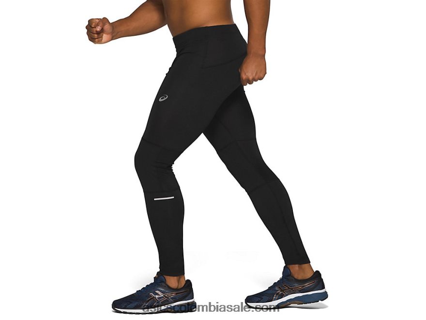 hombres Asics carrera apretada rendimiento negro 20X82N2102